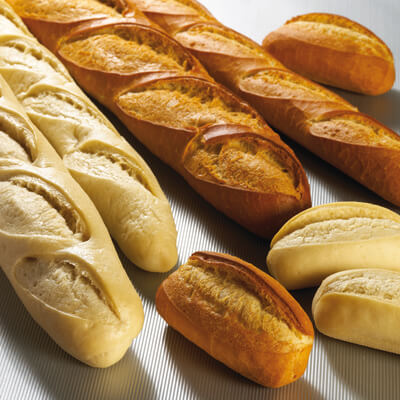 Photo carrefour pains blancs